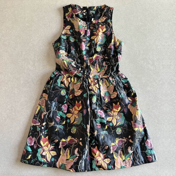 Topshop Hand Painted Leather Dress ASO Demi Lovato - Picture 4 of 11